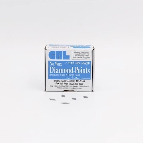 No. 2 Diamond Glazing Points 1/2″
