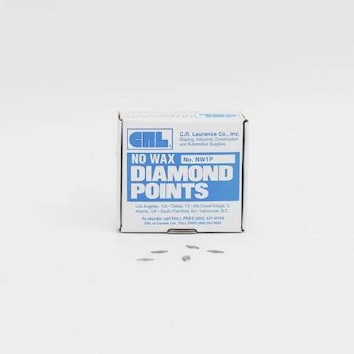 No Wax No. 1 Diamond Glazing Points 5/16″