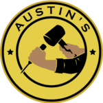 Austin's arm-and-hammer logo
