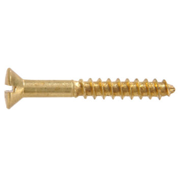 Oval Head Slotted Brass Wood Screws - The Craftsman Store